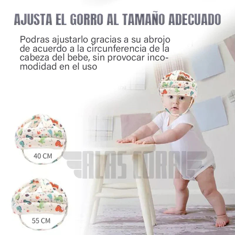 Gorro Protector para Bebes ¡Cuida la cabeza de tu bebe!