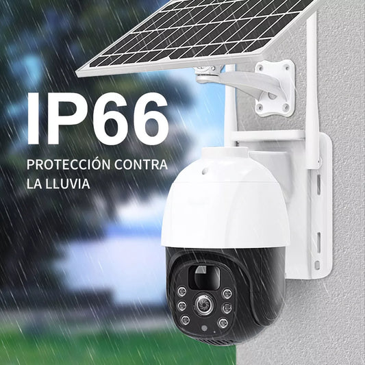 CAMARA DE SEGURIDAD  + PANEL SOLAR ¡MANEJADA POR APP!