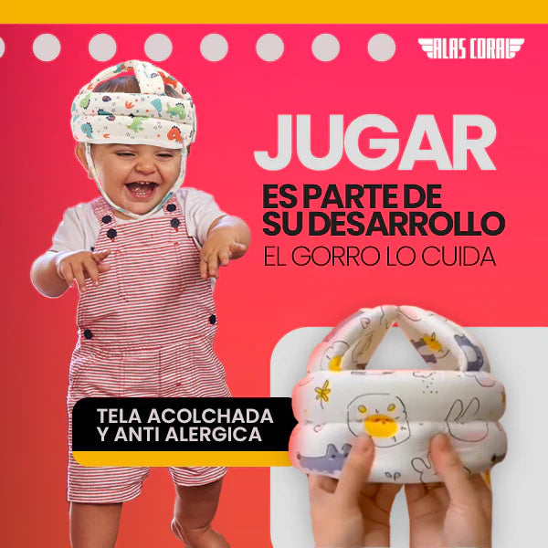 Gorro Protector para Bebes ¡Cuida la cabeza de tu bebe!