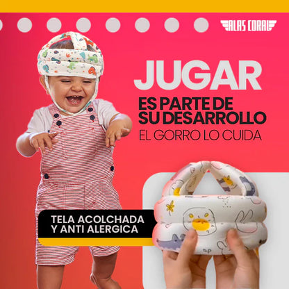 Gorro Protector para Bebes ¡Cuida la cabeza de tu bebe!